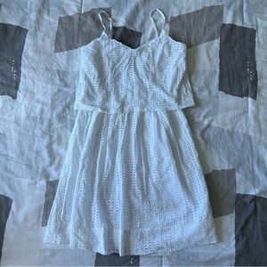 Madewell Eyelet Layered Dress